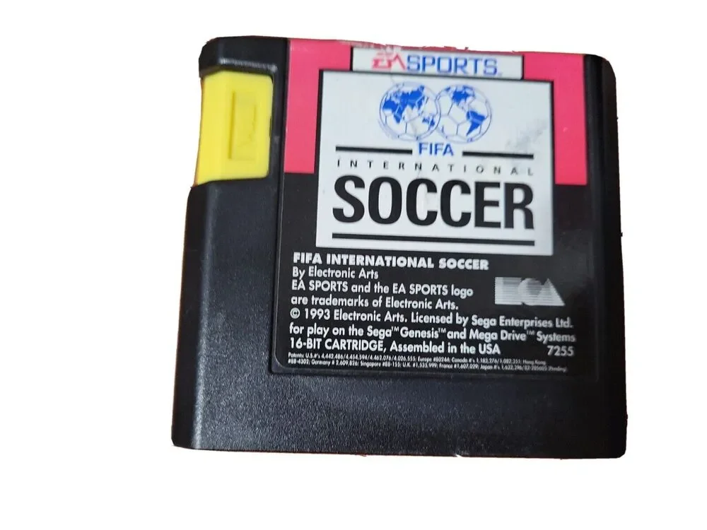 FIFA International Soccer UNTESTED Cartridge (Sega Genesis, 1993)